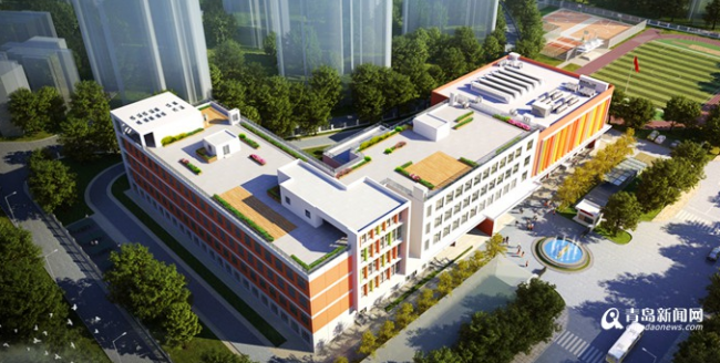 装配式|西海岸24班五台山小学开建 打造教学综合体建筑