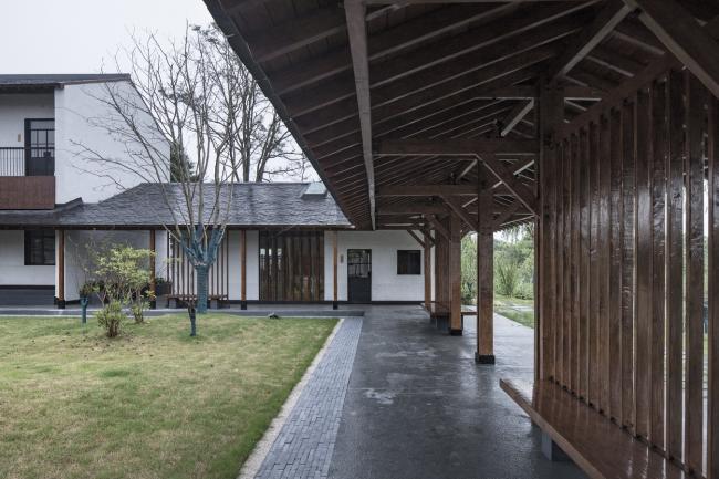 BIM建筑|崇明岛侯家镇文化运动中间 /上海/ 空间里建筑设计事务所