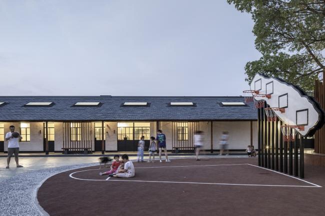 BIM建筑|崇明岛侯家镇文化运动中间 /上海/ 空间里建筑设计事务所