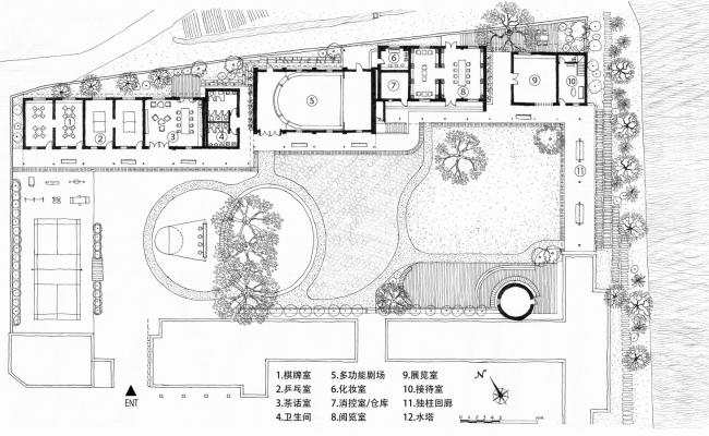 BIM建筑|崇明岛侯家镇文化运动中间 /上海/ 空间里建筑设计事务所