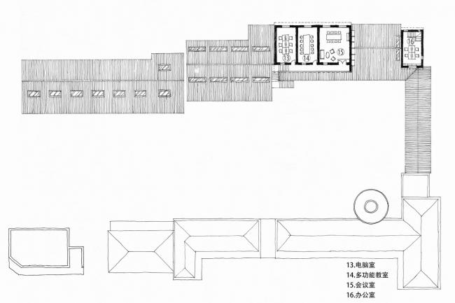 BIM建筑|崇明岛侯家镇文化运动中间 /上海/ 空间里建筑设计事务所