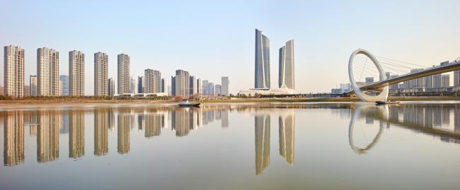 BIM建筑|扎哈为南京打造的地标双塔 — 南京国际青年文化中间