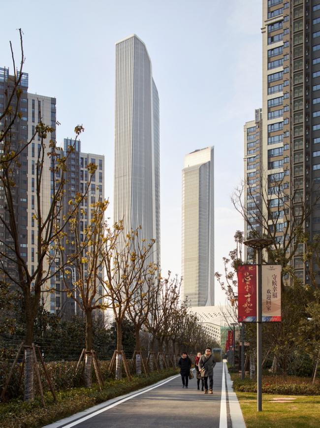 BIM建筑|扎哈为南京打造的地标双塔 — 南京国际青年文化中间