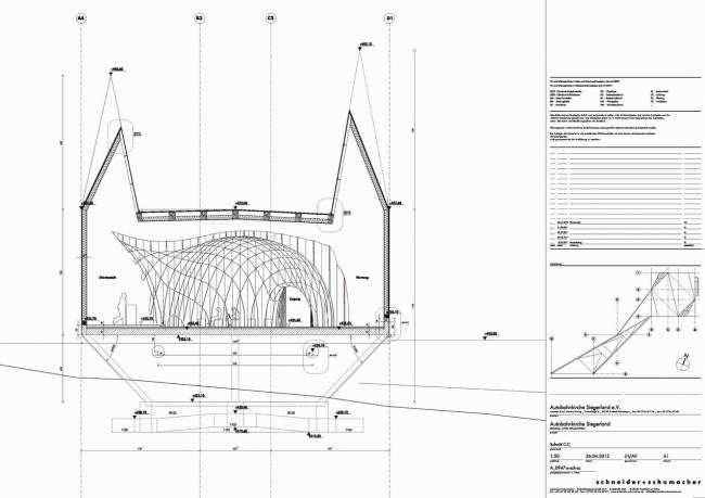 BIM建筑|几何象形般的三围体块：西格兰白色村落教堂/schneider+schumacher