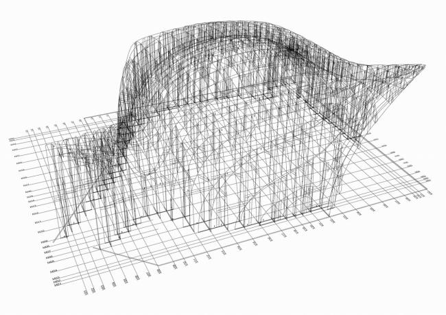 BIM建筑|几何象形般的三围体块：西格兰白色村落教堂/schneider+schumacher