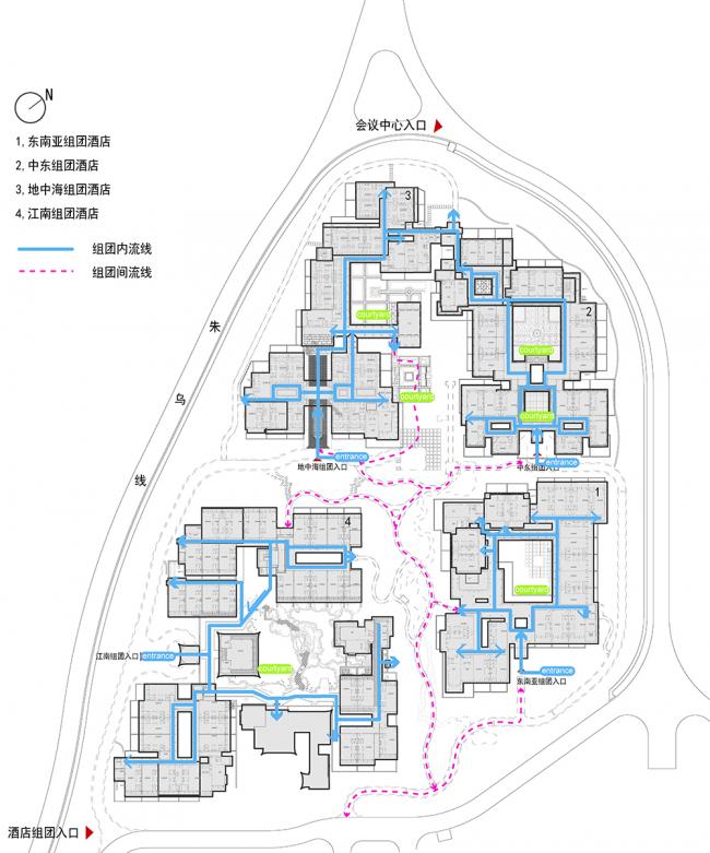 BIM建筑|gad作品| 互联海上文明——海岛年夜会配套酒店