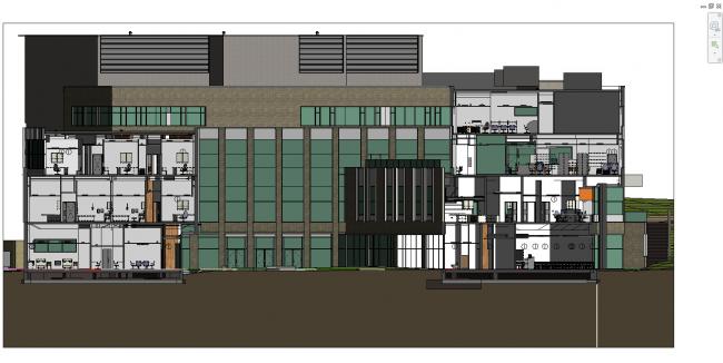 BIM建筑|跨界交换空间——西安粗略年夜学护理学院与信息媒体研讨院讲授楼