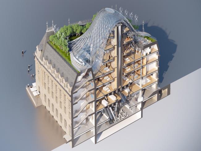 BIM建筑|卢森堡市波斯特酒店计划颁布，百年建筑的“将来变形记”