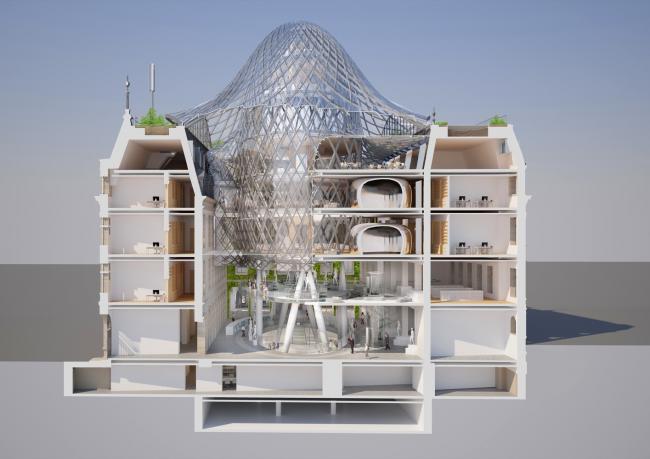 BIM建筑|卢森堡市波斯特酒店计划颁布，百年建筑的“将来变形记”