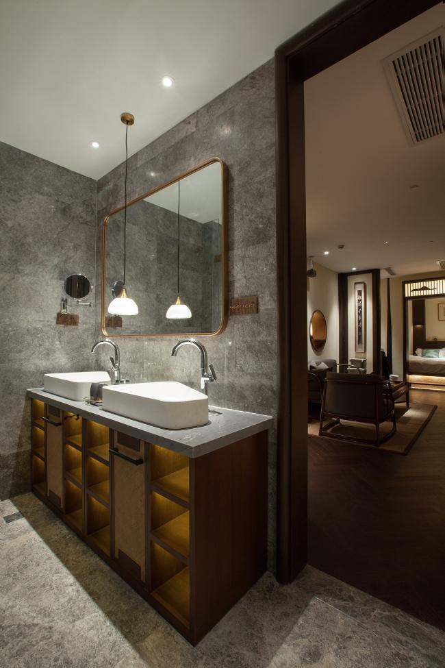 BIM建筑|觀芷·翠陌平易近宿酒店 /卧野空间设计