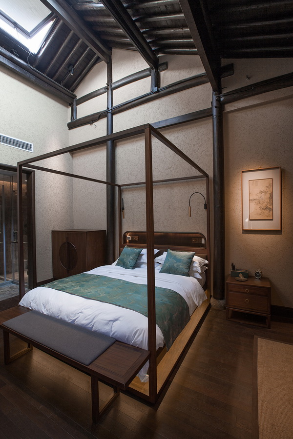 BIM建筑|觀芷·翠陌平易近宿酒店 /卧野空间设计