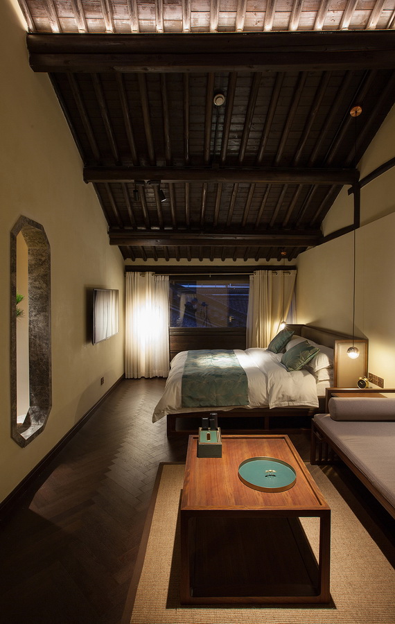 BIM建筑|觀芷·翠陌平易近宿酒店 /卧野空间设计