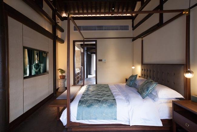 BIM建筑|觀芷·翠陌平易近宿酒店 /卧野空间设计