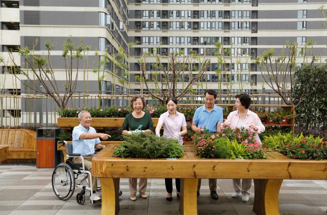 BIM建筑|善意景不雅，颐居乐土——重庆龙湖颐年公寓康复花圃 | GVL怡境国际设计团体+张玲