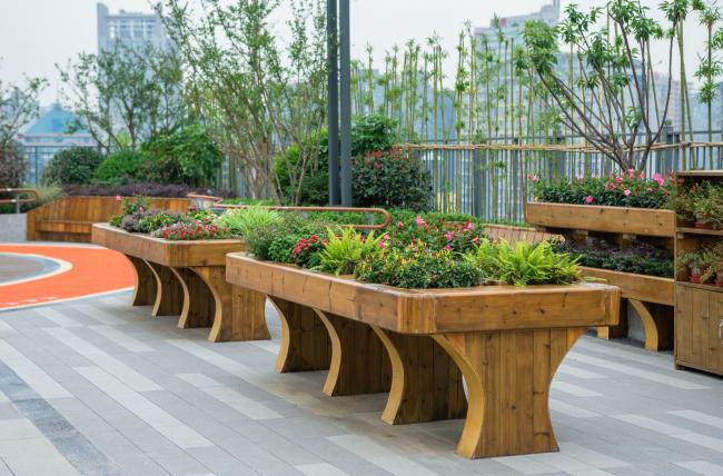 BIM建筑|善意景不雅，颐居乐土——重庆龙湖颐年公寓康复花圃 | GVL怡境国际设计团体+张玲