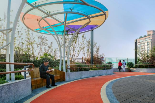 BIM建筑|善意景不雅，颐居乐土——重庆龙湖颐年公寓康复花圃 | GVL怡境国际设计团体+张玲