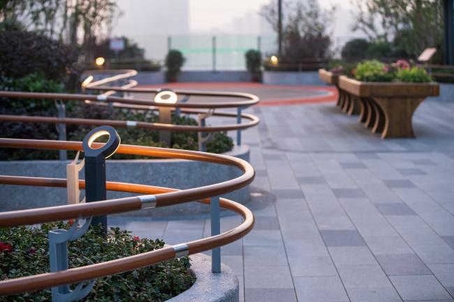 BIM建筑|善意景不雅，颐居乐土——重庆龙湖颐年公寓康复花圃 | GVL怡境国际设计团体+张玲