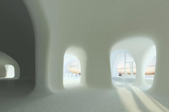 BIM建筑|沙丘与海洋的对话，重溯原始意识的艺术空间 / OPEN建筑师事务所