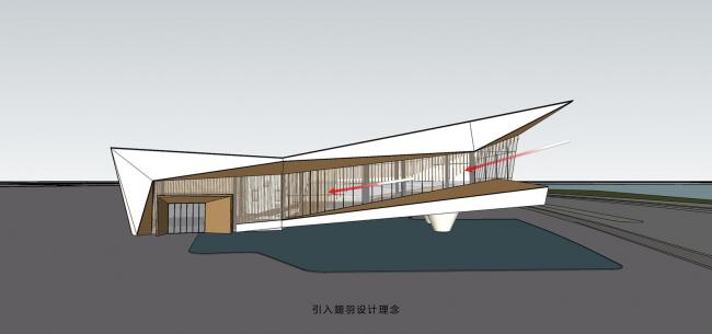 BIM建筑|展翅而飞的鹰：武汉朗廷元著生涯方法体验馆 / 成执建筑