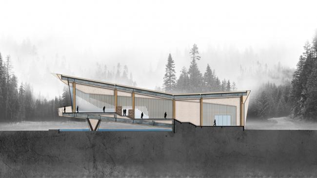 BIM建筑|展翅而飞的鹰：武汉朗廷元著生涯方法体验馆 / 成执建筑