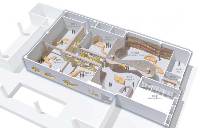 BIM建筑|石家庄“U米 ● play”儿童教导戏剧艺术中间 / 非静止建筑设计