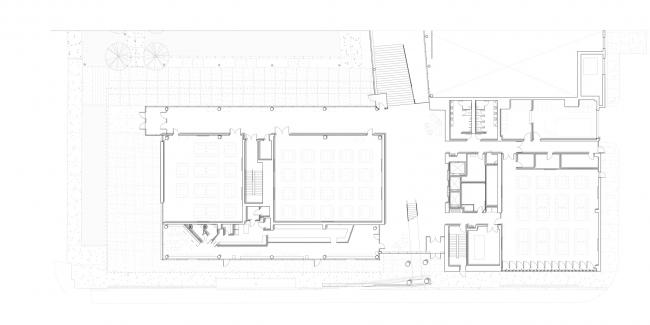 BIM建筑|玻璃幕墙下的土红色体量：堪萨斯年夜学医学中间年夜楼