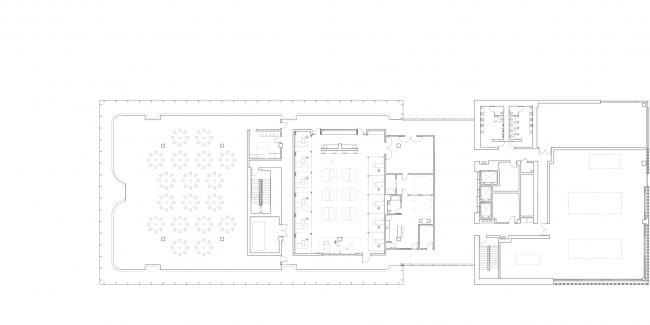 BIM建筑|玻璃幕墙下的土红色体量：堪萨斯年夜学医学中间年夜楼