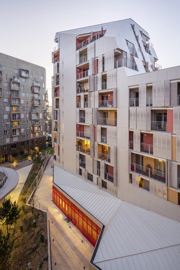 BIM建筑|棱角分明，有机生态的微城市中间——巴黎公园综合体/Jean Bocabeille建筑师事务所