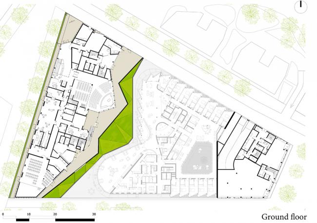 BIM建筑|棱角分明，有机生态的微城市中间——巴黎公园综合体/Jean Bocabeille建筑师事务所
