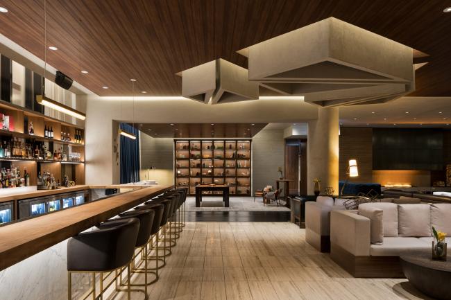 BIM建筑|热光摇曳的温哥华酒店娱乐中间