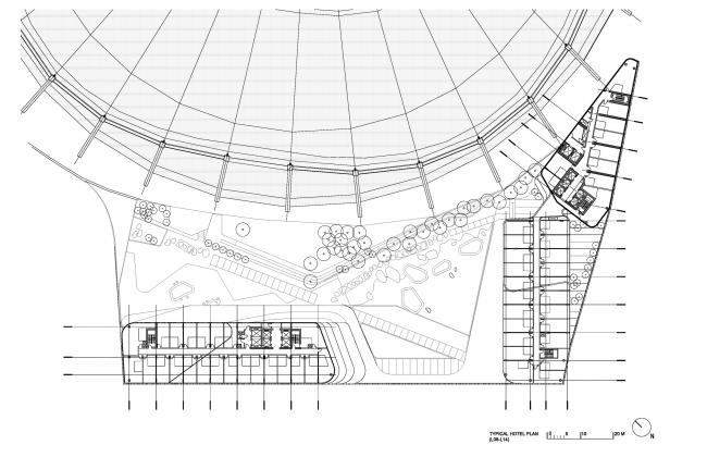 BIM建筑|热光摇曳的温哥华酒店娱乐中间