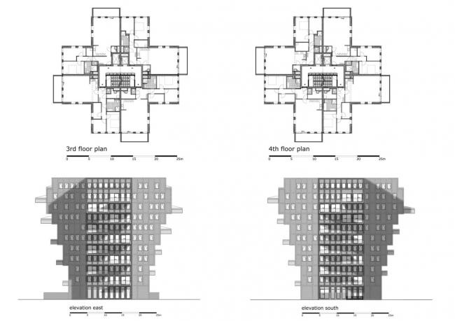 BIM建筑|垂直悬挑的“漂亮景致”：荷兰Belvedere 年夜楼 / René van Zuuk Architects