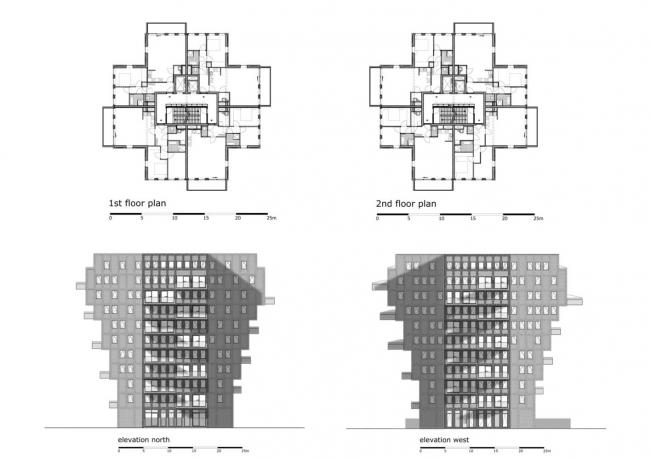 BIM建筑|垂直悬挑的“漂亮景致”：荷兰Belvedere 年夜楼 / René van Zuuk Architects