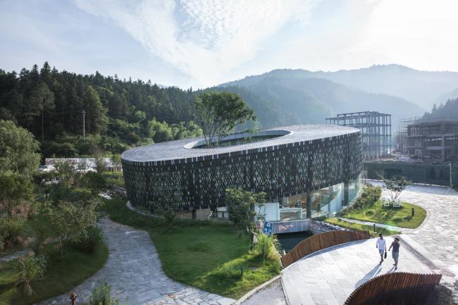 BIM建筑|溪边栖居水月馆——景德镇三宝蓬陶瓷设计中间