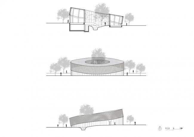 BIM建筑|溪边栖居水月馆——景德镇三宝蓬陶瓷设计中间
