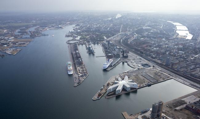 BIM建筑|八角星的体量外形好像伸向世界的灵敏触角/丹麦结合国城办公中间年夜楼