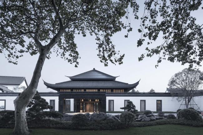 BIM建筑|白墙黒瓦，古典重现！绍兴饭馆改扩建晋升工程 / 浙江年夜学建筑设计研讨院