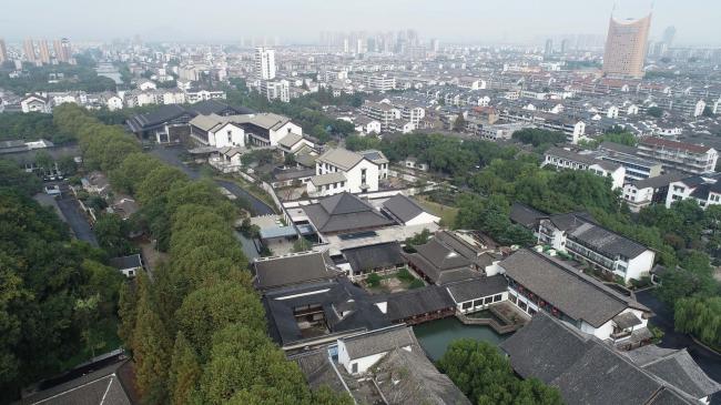 BIM建筑|白墙黒瓦，古典重现！绍兴饭馆改扩建晋升工程 / 浙江年夜学建筑设计研讨院