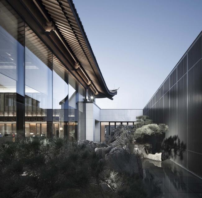 BIM建筑|白墙黒瓦，古典重现！绍兴饭馆改扩建晋升工程 / 浙江年夜学建筑设计研讨院