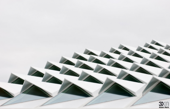 BIM建筑|披鳞片形如折纸屋顶的海港储蓄银行/3XN建筑师事务所