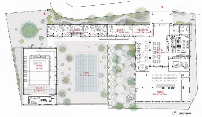BIM建筑|穿越记忆之墙的文化容器之二：阳明山美军俱乐部 / 黄巢设计团队