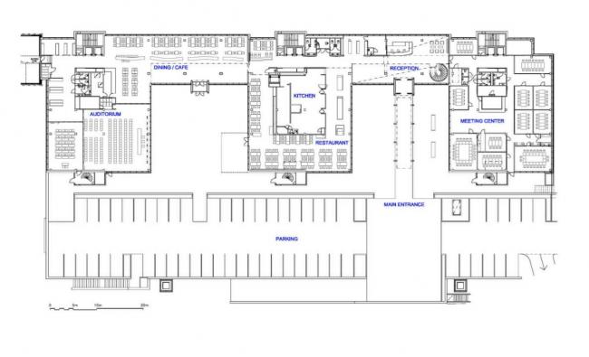 BIM建筑|与蓝天低语的多彩幕布：埃文特斯商务花圃 / Arkkitehtitoimisto HKP