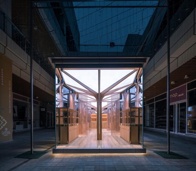 BIM建筑|张开胳臂，伞骨下营造澄明空间：承启造物非遗快闪店 / UUA建筑师事务所
