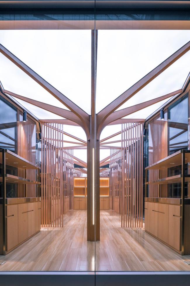 BIM建筑|张开胳臂，伞骨下营造澄明空间：承启造物非遗快闪店 / UUA建筑师事务所