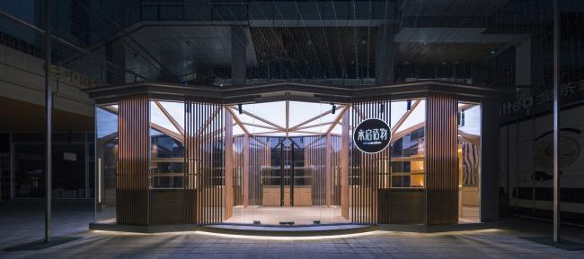 BIM建筑|张开胳臂，伞骨下营造澄明空间：承启造物非遗快闪店 / UUA建筑师事务所