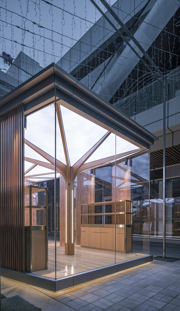 BIM建筑|张开胳臂，伞骨下营造澄明空间：承启造物非遗快闪店 / UUA建筑师事务所