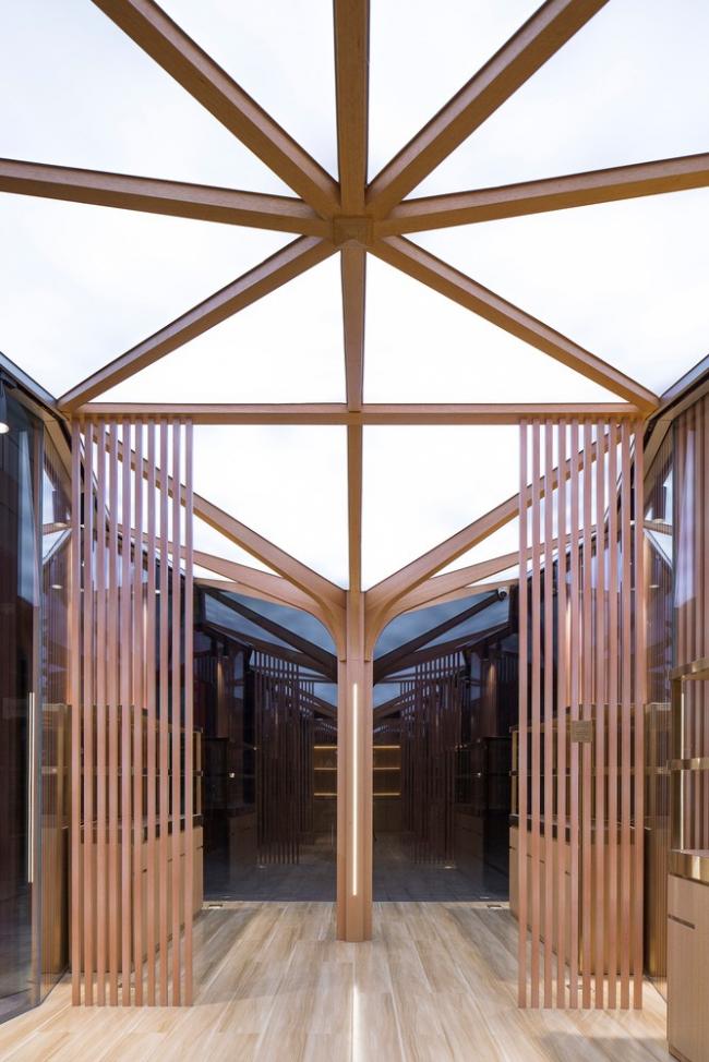 BIM建筑|张开胳臂，伞骨下营造澄明空间：承启造物非遗快闪店 / UUA建筑师事务所