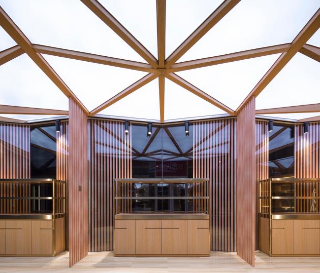 BIM建筑|张开胳臂，伞骨下营造澄明空间：承启造物非遗快闪店 / UUA建筑师事务所