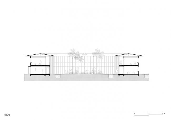 BIM建筑|带有热带建筑记忆的法国驻海地年夜使馆 / Explorations Architecture