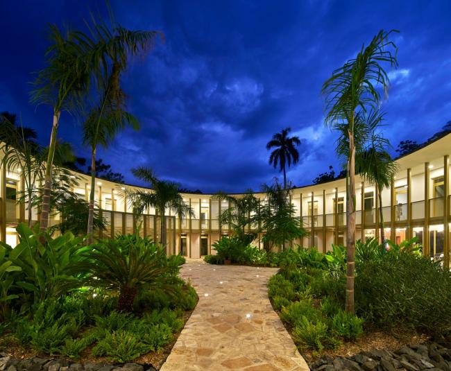 BIM建筑|带有热带建筑记忆的法国驻海地年夜使馆 / Explorations Architecture